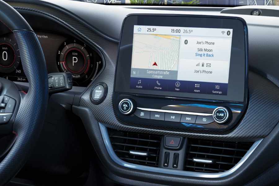 Ford Puma Touchscreen mit Routenplaner 
